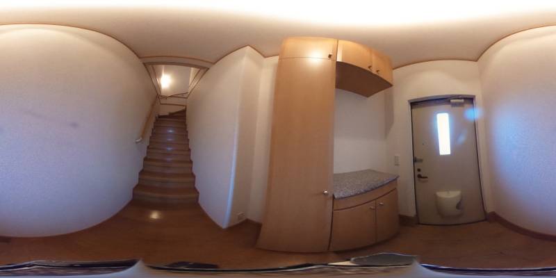 パノラマ画像玄関