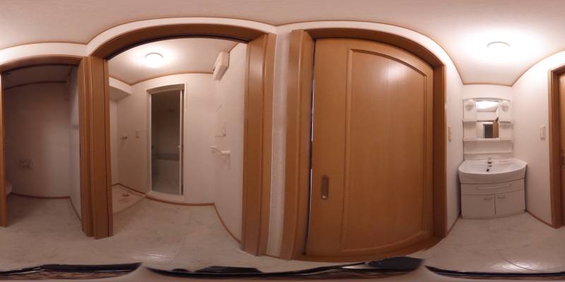 パノラマ画像洗面所