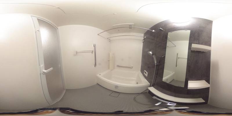 パノラマ画像バスルーム