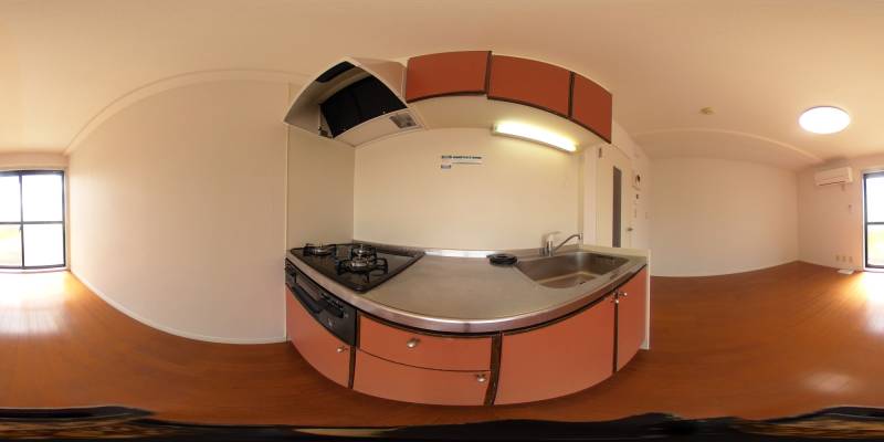 パノラマ画像キッチン