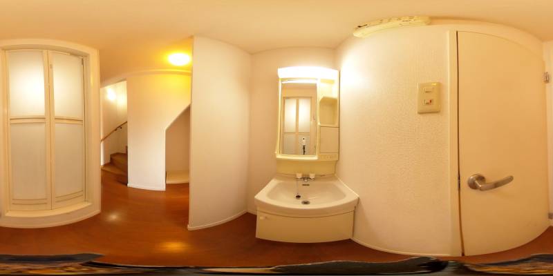 パノラマ画像洗面所