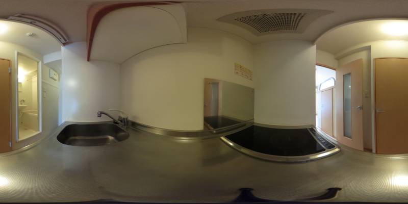 パノラマ画像キッチン