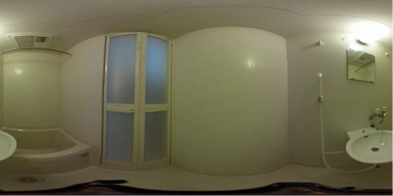 パノラマ画像バスルーム