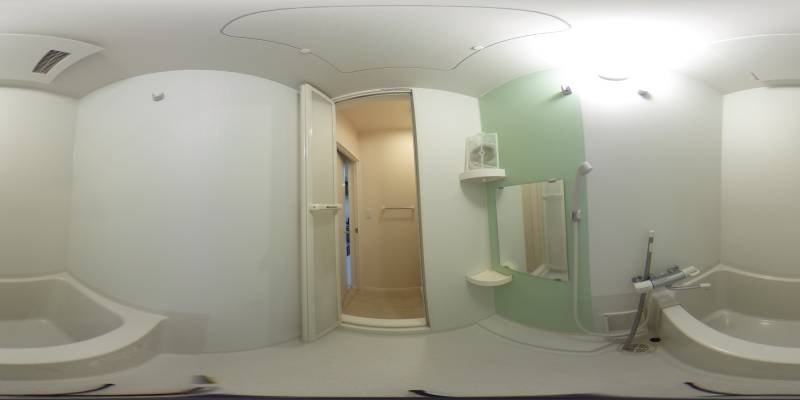 パノラマ画像バスルーム