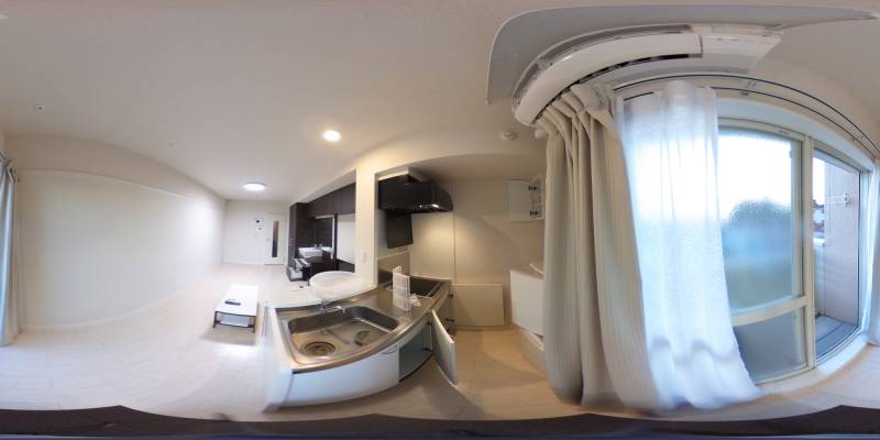 パノラマ画像キッチン