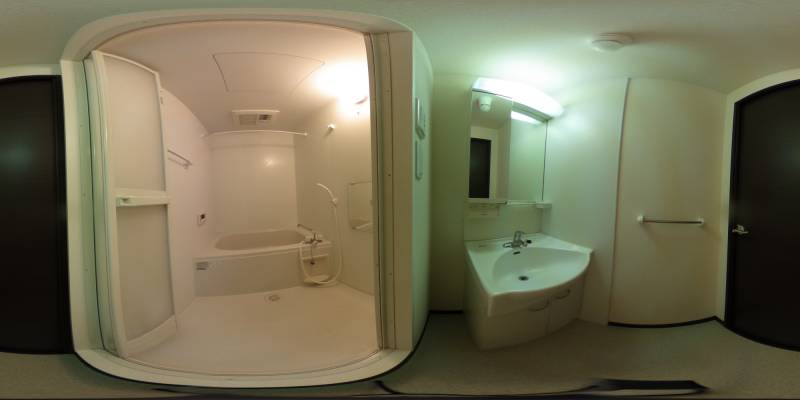 パノラマ画像洗面所