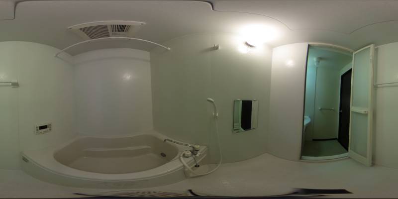 パノラマ画像バスルーム