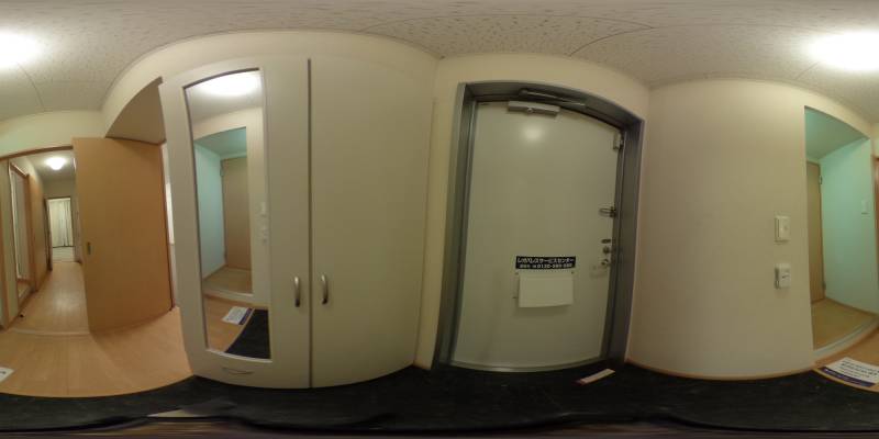 パノラマ画像玄関