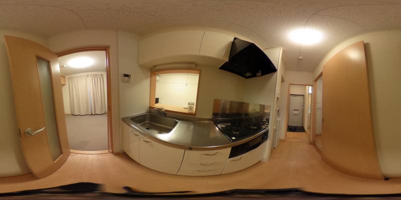 パノラマ画像キッチン