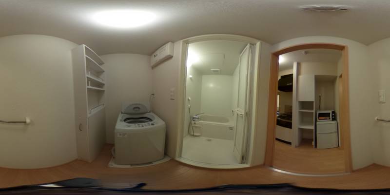 パノラマ画像バスルーム