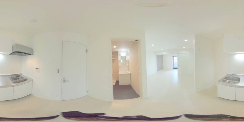 パノラマ画像キッチン