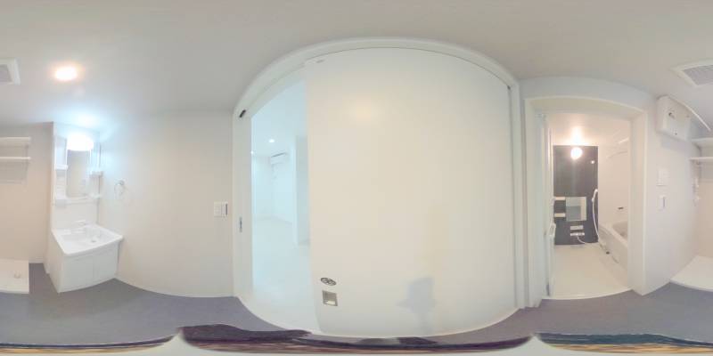 パノラマ画像洗面所