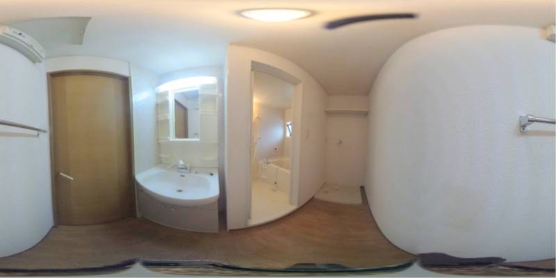 パノラマ画像洗面所