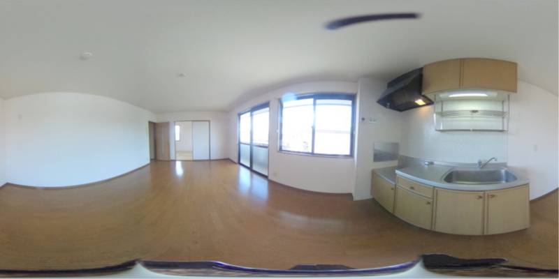 パノラマ画像キッチン