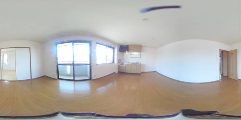 パノラマ画像リビング