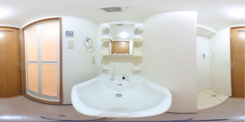 パノラマ画像洗面所