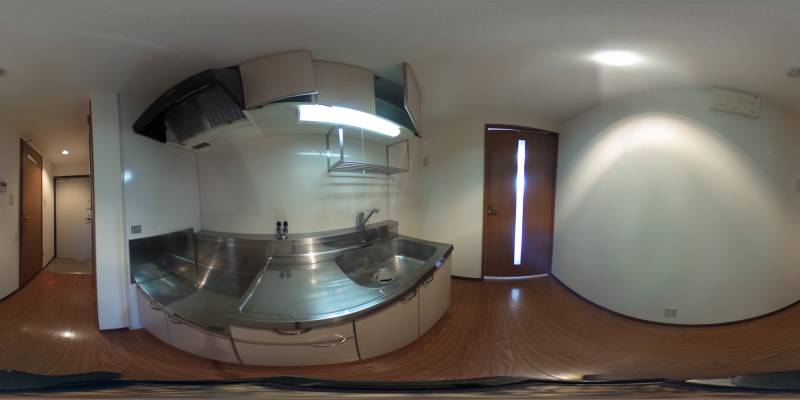 パノラマ画像キッチン