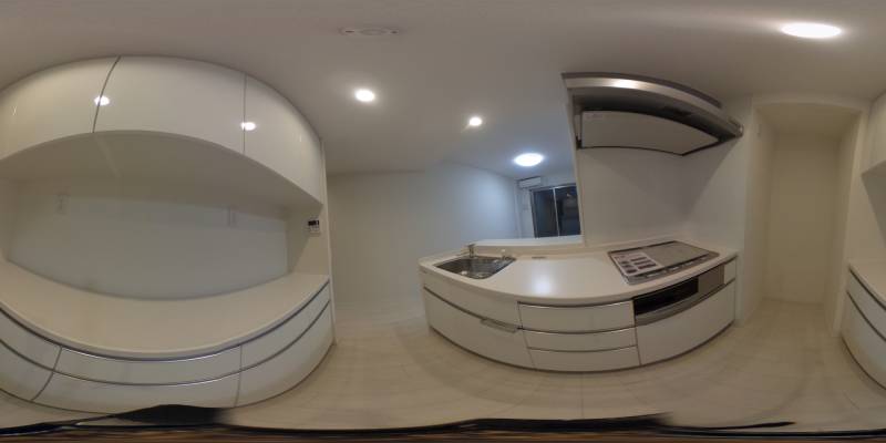 パノラマ画像キッチン