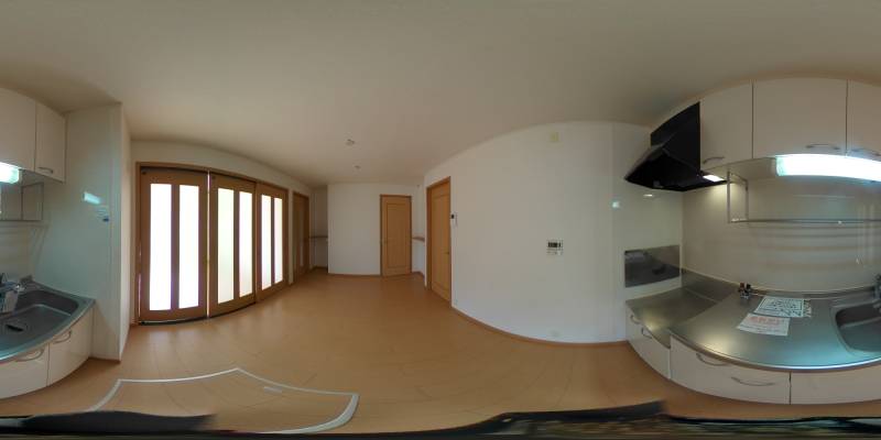 パノラマ画像キッチン