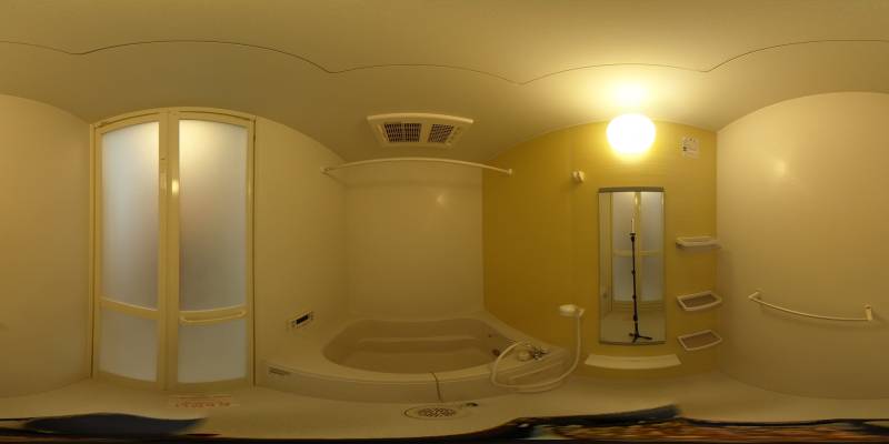 パノラマ画像バスルーム