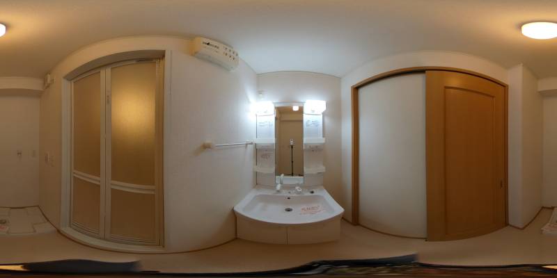 パノラマ画像洗面所