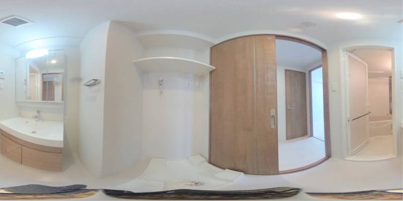 パノラマ画像洗面所