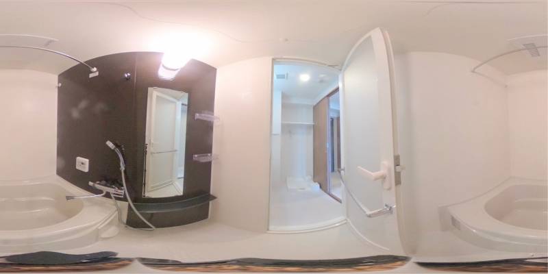 パノラマ画像バスルーム