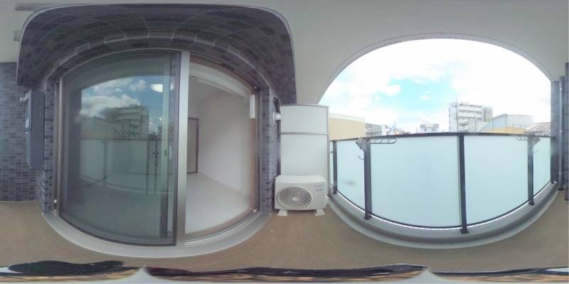 パノラマ画像バルコニー