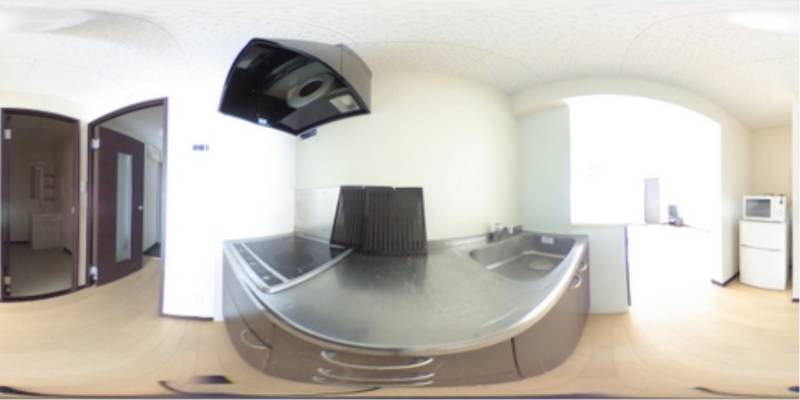 パノラマ画像キッチン