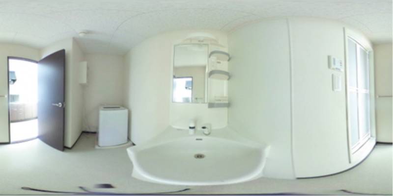 パノラマ画像洗面所