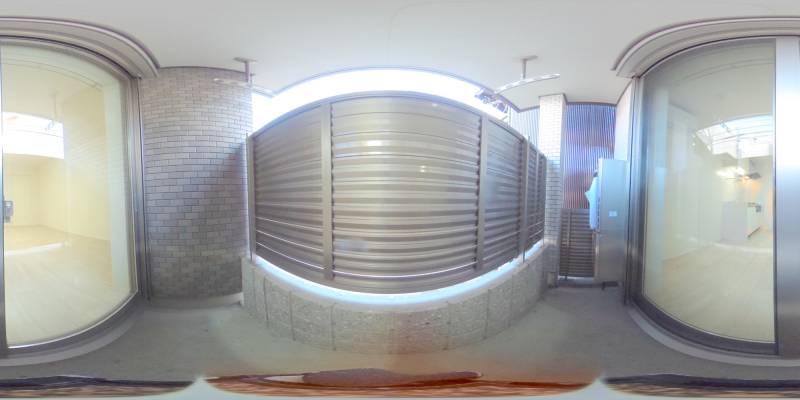 パノラマ画像バルコニー