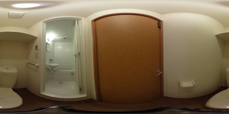 パノラマ画像バスルーム