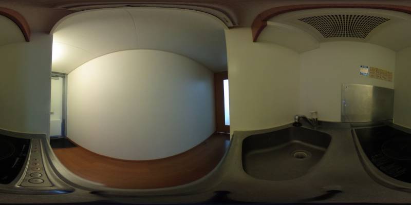 パノラマ画像キッチン