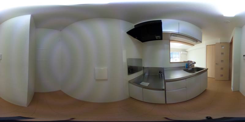 パノラマ画像キッチン