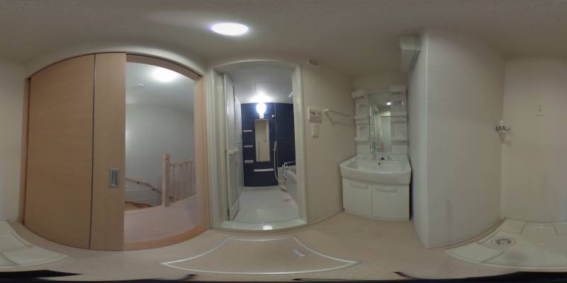 パノラマ画像洗面所