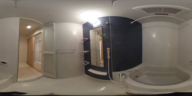 パノラマ画像バスルーム