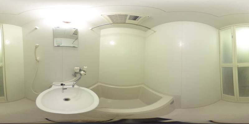 パノラマ画像バスルーム