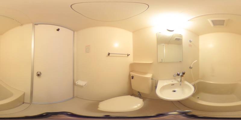 パノラマ画像バスルーム