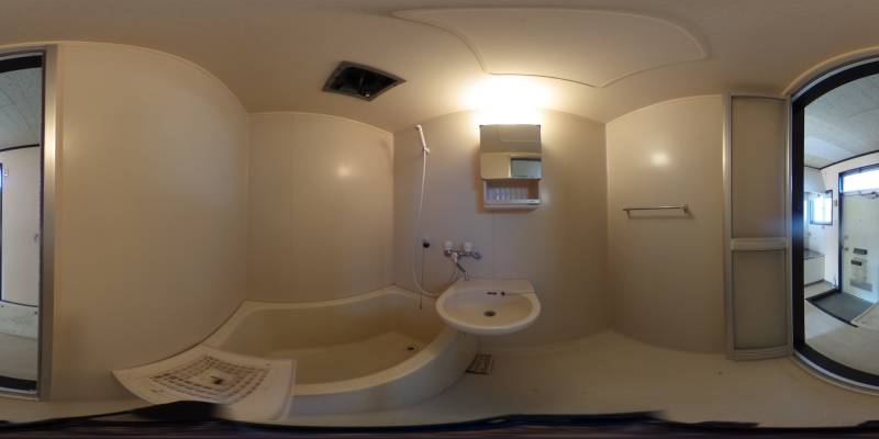 パノラマ画像バスルーム