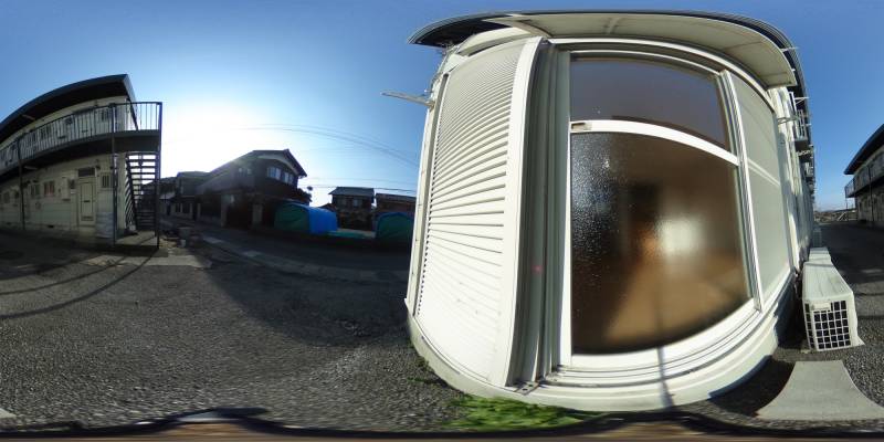 パノラマ画像バルコニー