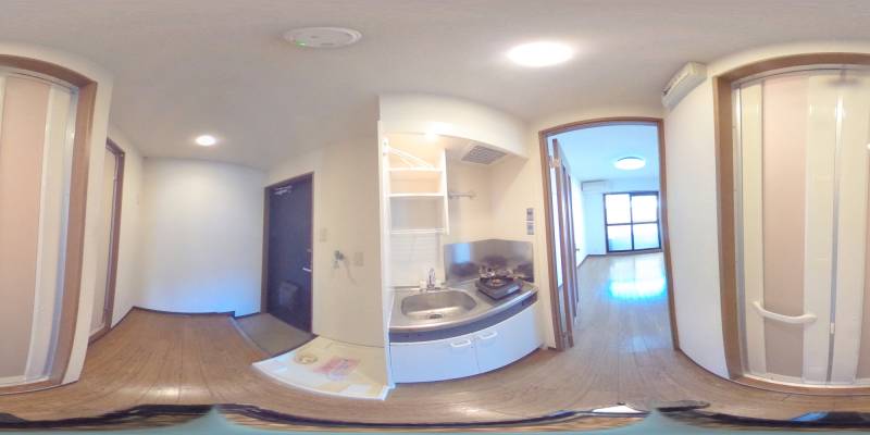 パノラマ画像キッチン