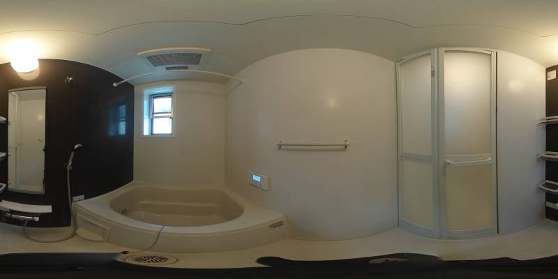 パノラマ画像バスルーム