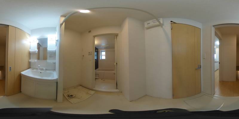 パノラマ画像洗面所