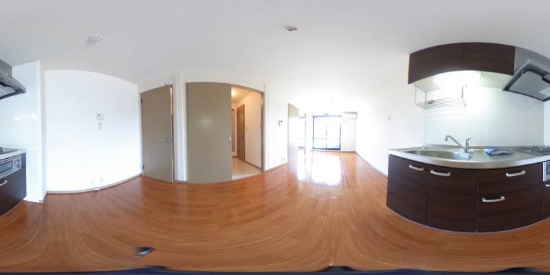 パノラマ画像キッチン