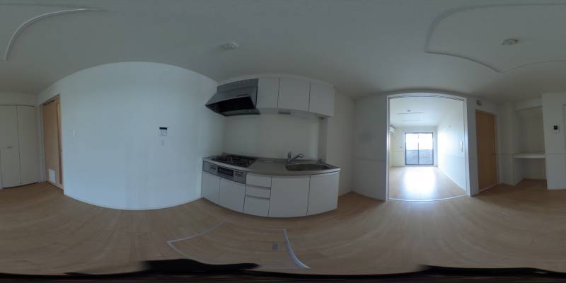 パノラマ画像キッチン