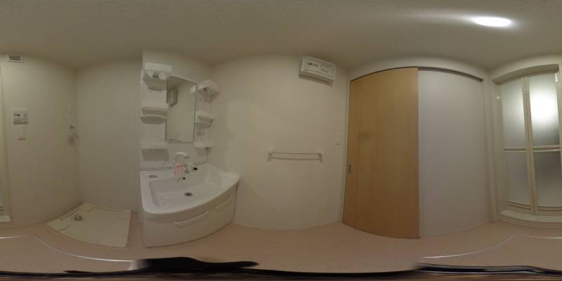 パノラマ画像洗面所