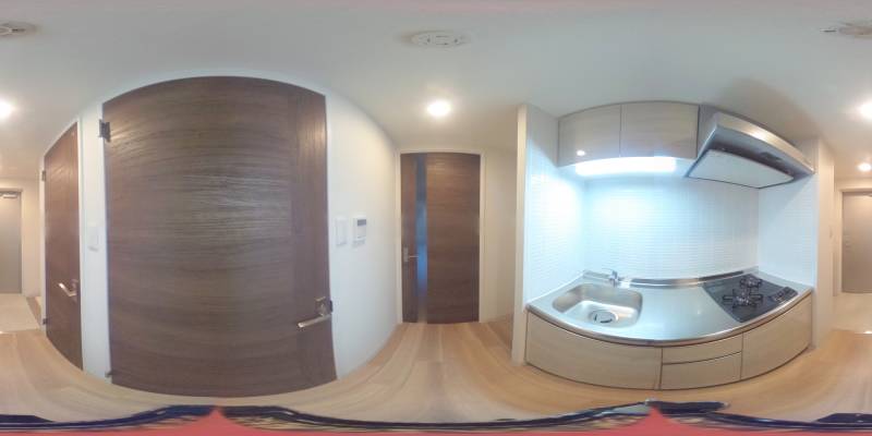 パノラマ画像キッチン