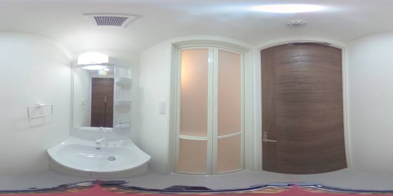 パノラマ画像洗面所