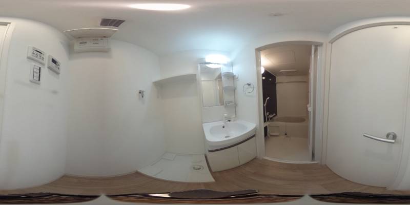 パノラマ画像洗面所