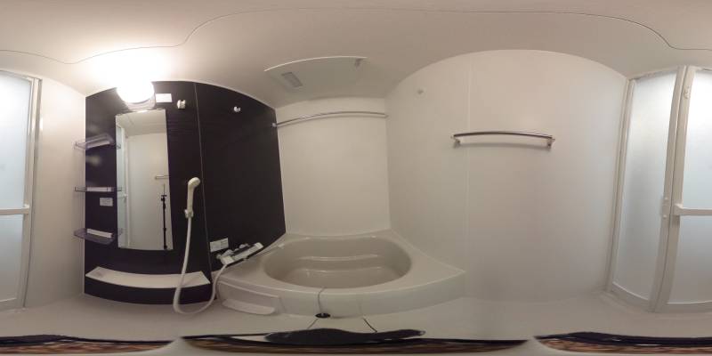 パノラマ画像バスルーム